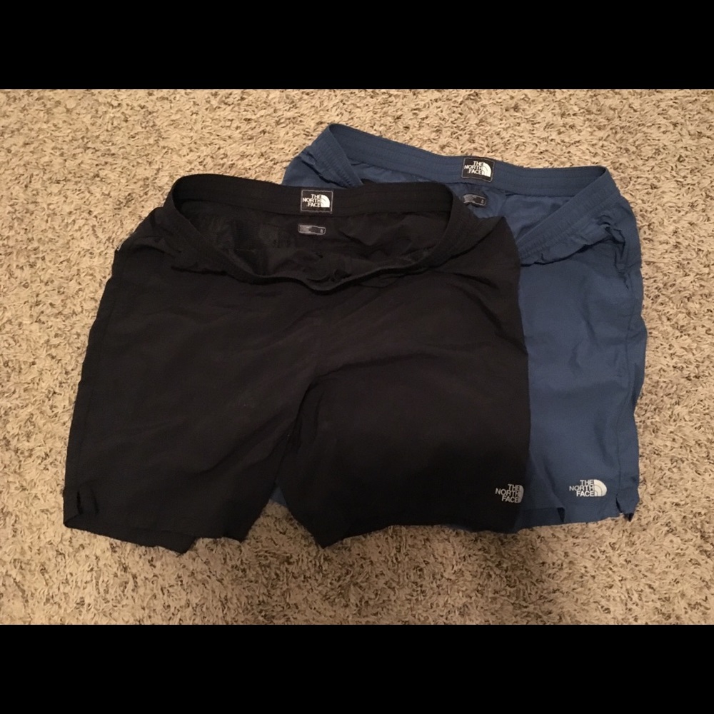 2 Pairs Mens The North Face Gym Shorts 3 pocket XL